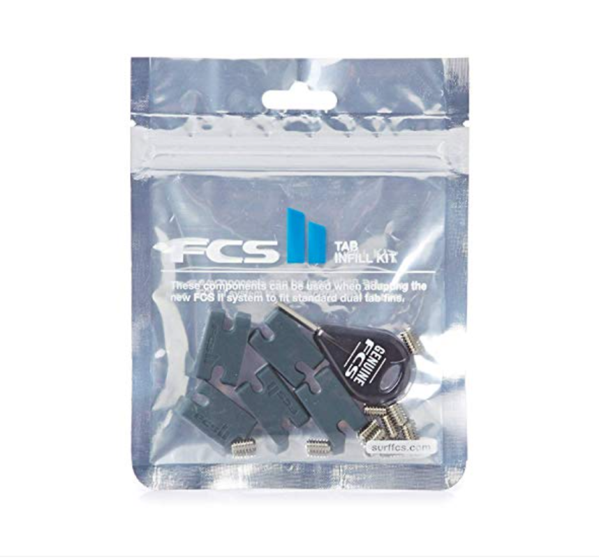 FCS2 INFILL KIT 5fin&ノーズガードセット Stainless Steel Fin Key With Sleeve IBOARD Surfboard FCS2 Infill