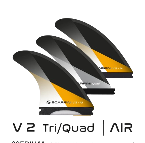 Scarfini V2 Tri / Quad (5 Fins) single tab (M)