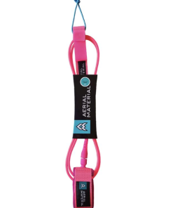 Aerial Material 7' Leash Pink