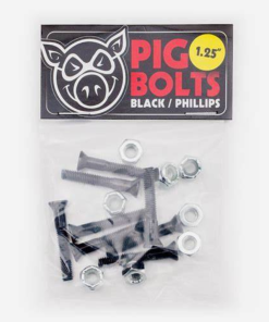 Pig 1.25" Bolts Black