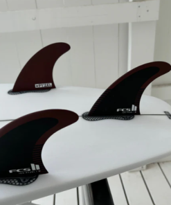Alternative view of FCS II John Pyzel Tri Fin Black Shiraz (L)