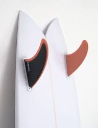 Alternative view of Futures T2 Fiberglass Twin Fin