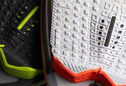 Alternative view of PROTO 1.4 Traction Pad Eco Platinum Speckle Fluro Red