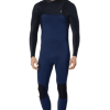2025 O'Neill Mens Hyperfreak 4/3+mm Chest Zip Navy/Black