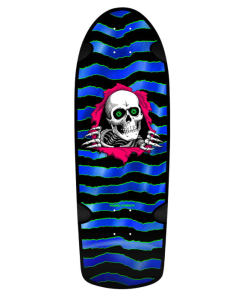 Powell Peralta OG Ripper Black/Blue Foil Reissue Skateboard Deck - 10.0"