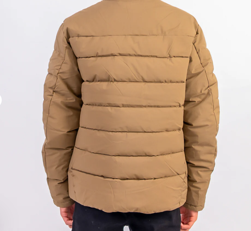 O´Neill Mens Trip Puffer Jacket (Tan) - Image 2