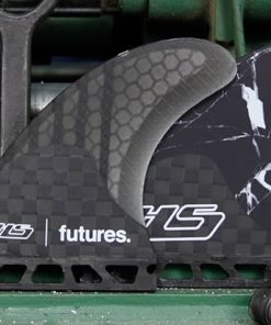 Alternative view of Futures Fins HS1 Generation Series Large (Black Marble)