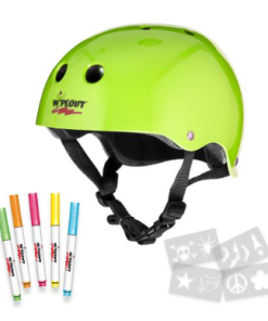 Wipeout Kids Helmet Neon Yellow