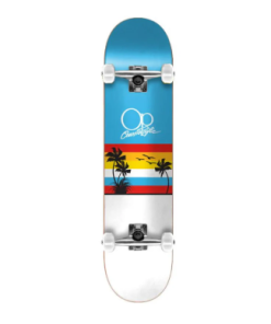Ocean Pacific - Sunset 8.25" Complete Skateboard (Blue/White)