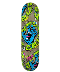8.25in Slime Scream Santa Cruz Birch Skateboard Deck