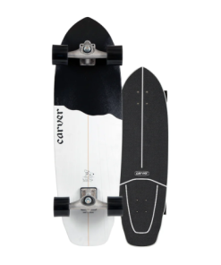 Carver 32.5" Black Tip Surfskate Complete CX