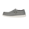 Mens Wally Stretch Canvas Light Grey