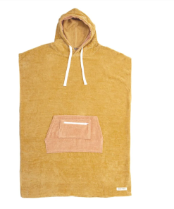 Ocean & Earth Poncho Corp Hooded Changing Towel Mustard