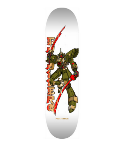 Powell Peralta Steve Caballero Gundam Skateboard Deck White / Gold Foil - Shape 243 - K20 8.25 X 31.95 -