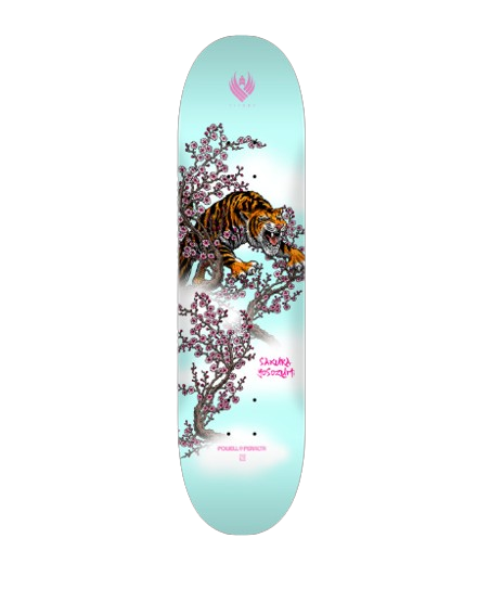 Powell Peralta Pro Yosozumi Samurai Tiger FLIGHT® Skateboard Deck - Shape 243 K20 - 8.25 x 31.95