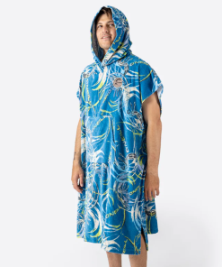 O'Neill Swell Hood Poncho Blue