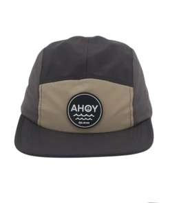 Ahoy 5 Panel Cap Black / Gold