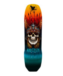 Powell Peralta Andy Anderson Heron Skull Flight Skateboard Deck Shape 290 9.13 x 32.8