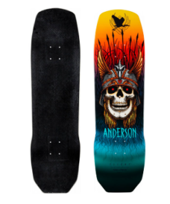 Alternative view of Powell Peralta Pro Andy Anderson Heron FLIGHT® Skateboard Deck - Shape 290 9.13 x 32.8
