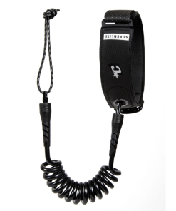 Creatures Superlite Bicep Bodyboard Leash- Black Silver