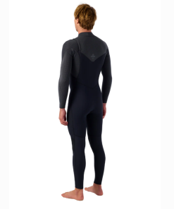 Alternative view of NEW STOCK 2026 O'Neill Mens Hyperfreak 4/3+ Chest Zip Wetsuit Black / Tempered Steel