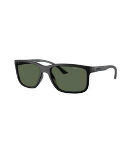 Arnette Headlight Sunglasses Shiny Matte Black/Dark Green Polarised