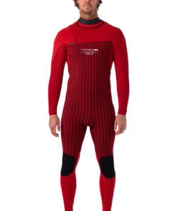 Alternative view of NEW STOCK 2026 O'Neill Mens Hyperfreak Fire 4/3mm+ Chest Zip Black / Black