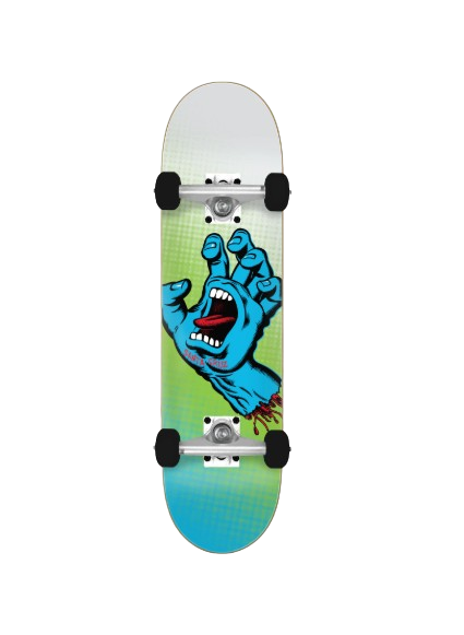 Santa Cruz 8.00in Full Screaming Hand Color Fade Santa Cruz Complete Skateboard