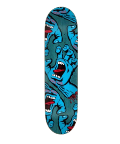 Santa Cruz 8.25in Crowded Hand Santa Cruz Skateboard Deck