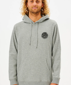 Rip Curl Icon Hoodie Grey Melange