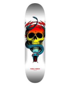 Powell Peralta McGill Skull & Snake Skateboard Deck - Lime Fade/White 8x31.45