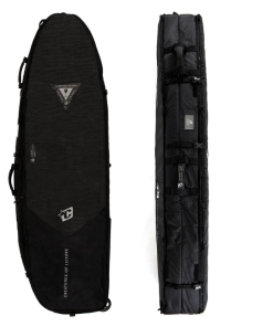 Creatures Shortboard Quad Wheely Dt2.0 6'7" Surfboard Cover Bag - Black Silver