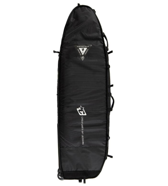 Creatures Shortboard Quad Wheely Dt2.0 6'7" Surfboard Cover Bag - Black Silver - Image 4