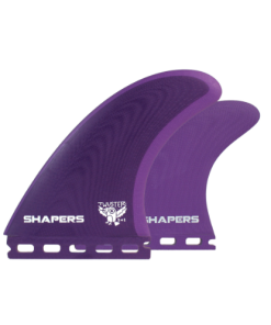 Shapers Twuster Pro 2+1 Twin Fin Set - Purple