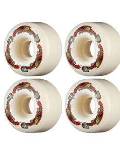 Powell Peralta Dragon Formula V4 Wide Wheels White/Red 93A 54mm x 34mm