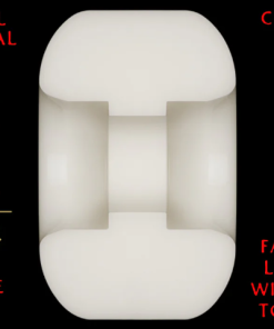 Alternative view of Powell Peralta Dragon Formula V4 Wide Wheels White/Red 93A 54mm x 34mm