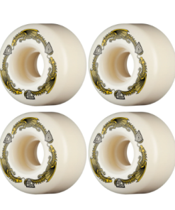 Powell Peralta Skateboard Wheels 54mm x 34mm Dragon Formula 95A V4 Symmetrical Off White