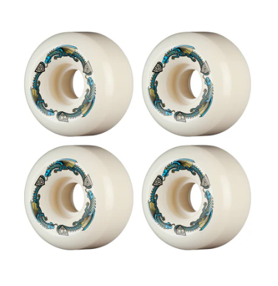 Powell Peralta Skateboard Wheels 56mm x 36mm Dragon Formula 97A V6 Shape Off White