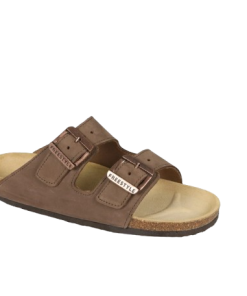Freestyle Corkies Mattheus Premium Leather Anatomical Health Sandal Nubuk Brown