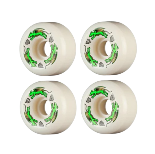 Powell Peralta Skateboard Wheels 54mm x 34mm Dragon Formula 88A AV6 Nano Rat Off White