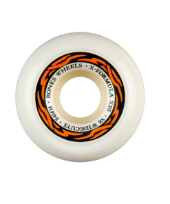 54mm 95a Bones X-Formula V6 Wide-Cut Wheels - White