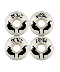 BONES WHEELS Wides 100A V4 Skateboard Wheels White 53mm