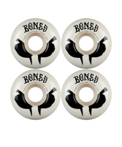 BONES WHEELS Wides 100A V4 Skateboard Wheels White 54mm