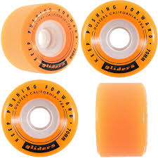 Duster Longboard Skateboard Wheels - Gliders Orange 70mm 78A