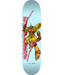 Powell Peralta Steve Caballero Gundam Skateboard Deck Light Blue / Red Foil - Shape 244 - K20 8.5 X
