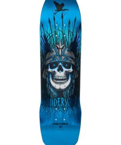 8.45x31.8 Powell Peralta Andy Anderson Heron Pro Maple Shaped Deck - Blue Foil
