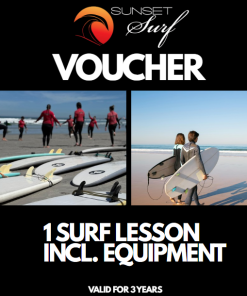 Voucher 1 Surf Lesson incl. Equipment