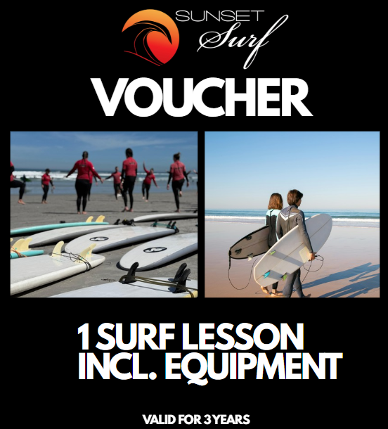Voucher 1 Surf Lesson incl. Equipment