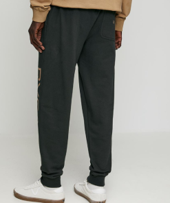 Alternative view of Big Rvca Emb Trackpant - Pirate Black