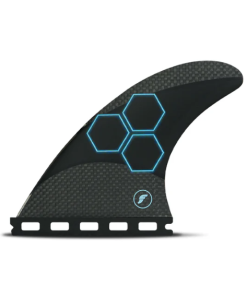 Futures Fins AM 1 Techflex 5 Fin Black Blue (Medium )
